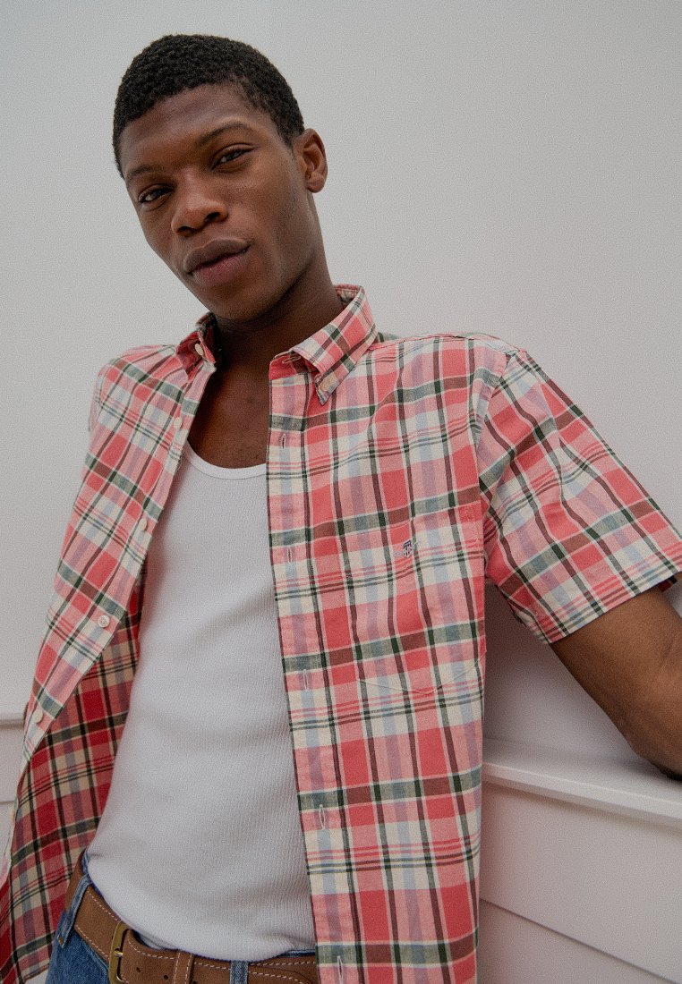 Gant Overhemd donkerroze