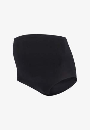 Zwarte naadloze shorts met een gladde textuur en een gebogen ontwerp. Uitsparingen aan de zijkanten vergroten de ademend vermogen en de pasvorm zonder zichtbare naden.