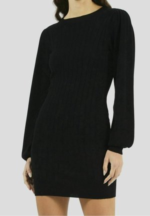 Gebreide jurk - black