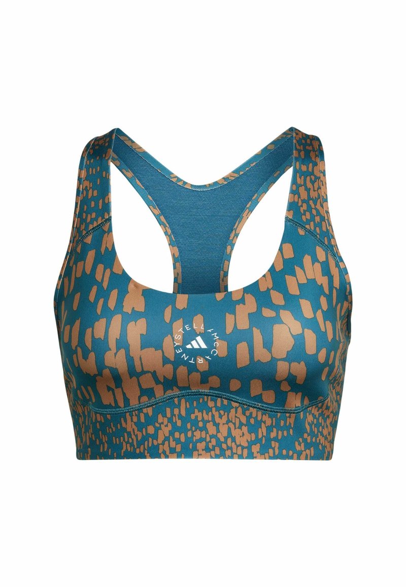 adidas by stella mccartney Sport-bh met medium support petrol adidas by stella mccartney Sport-bh met medium support petrol