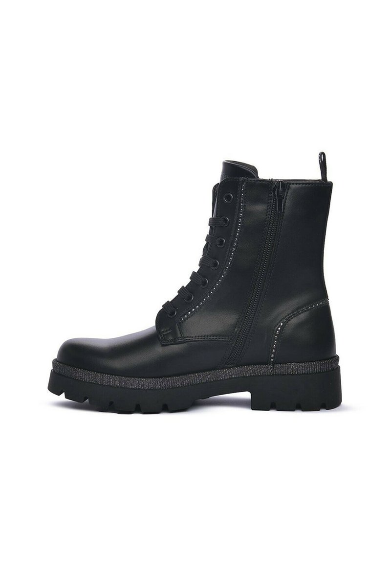 CAFèNOIR Stivaletti con plateau - nero