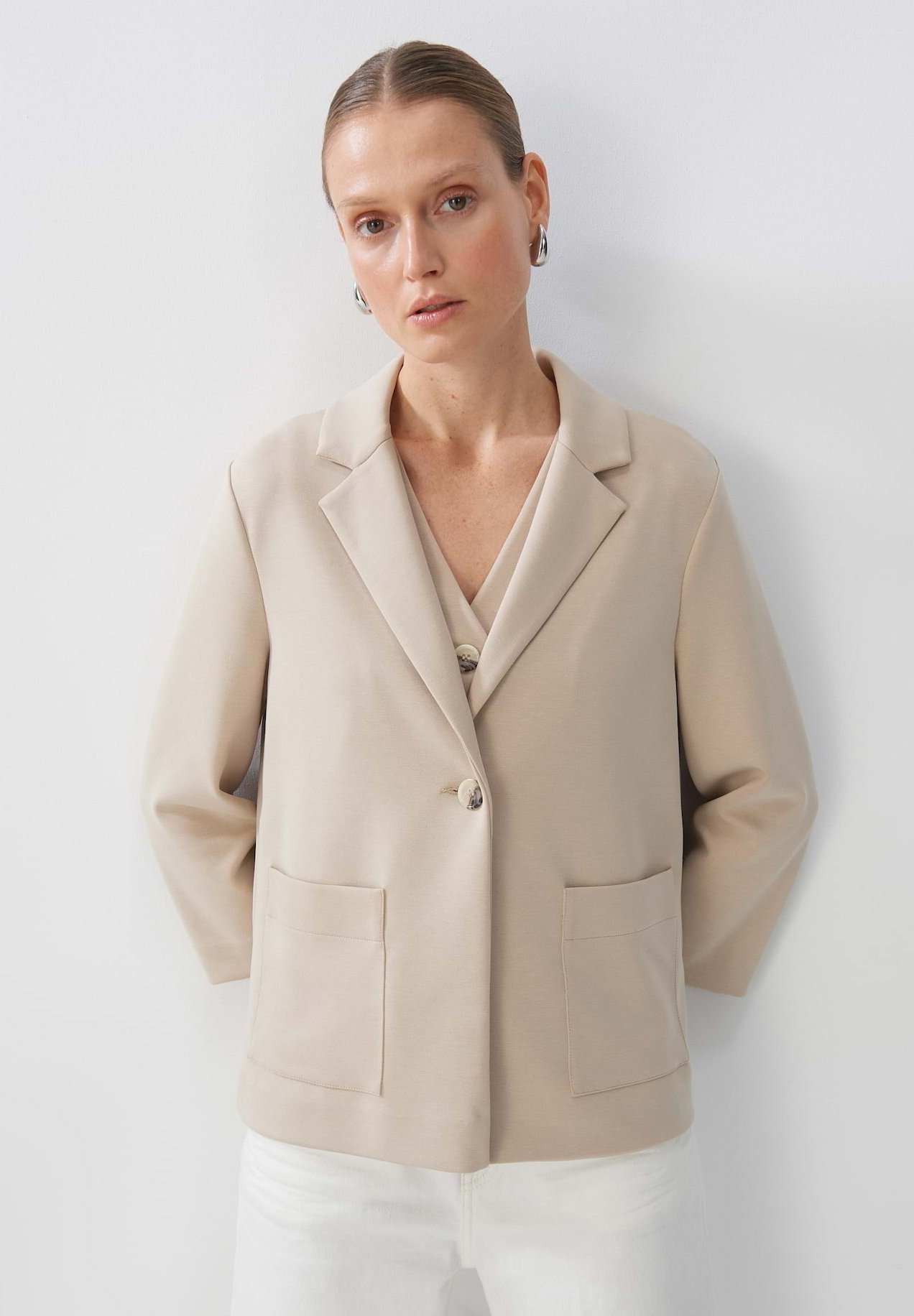 Prenda Someday. Keluise Soft Oat - Talla 38, Lavable A Máquina, Capa Ligera