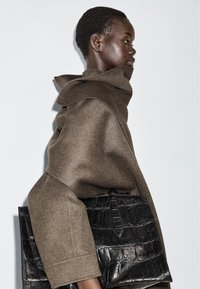 Massimo Dutti BLEND WITH SCARF  - Bomber Jacket - grey