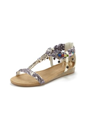 Riemensandalette - creme
