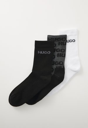 LOGO 3 PACK - Socken - black/white