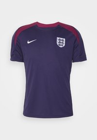 ENGLAND ENT STRIKE - T-shirt de sport - purple ink/rosewood/white