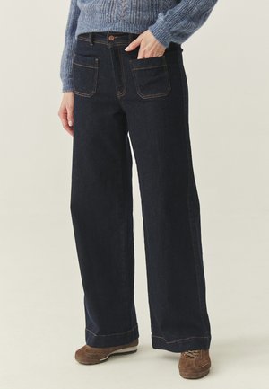 ARTICLE NAME TALANKA - Džinsi ar platām starām - denim