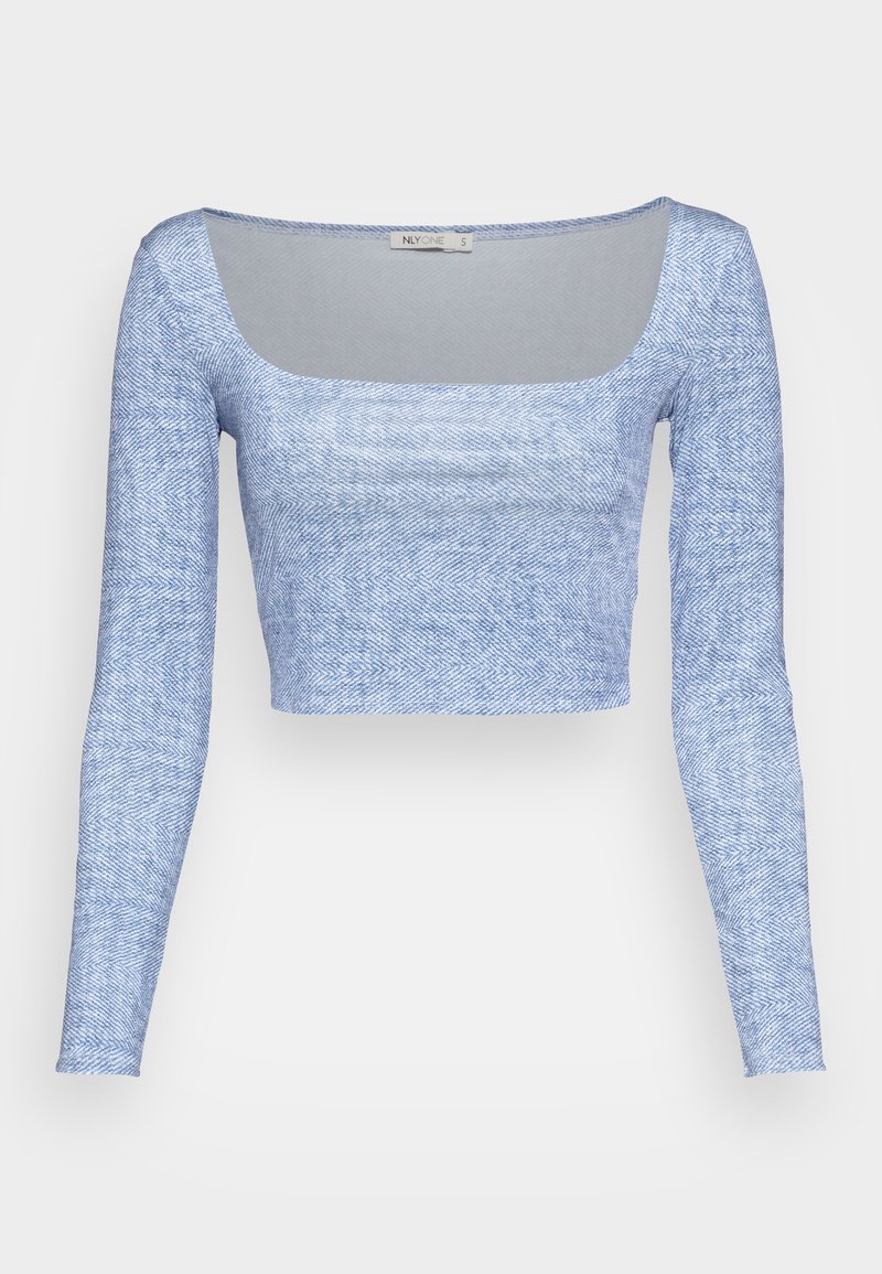 Nly by Nelly Longsleeve lichtblauw denim Nly by Nelly Longsleeve lichtblauw denim