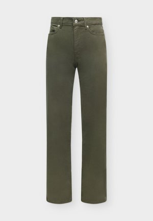 ONLY, ONLMADISON BLUSH HW WIDE COLOR DNM NOOS - Wide Leg - smokey olive