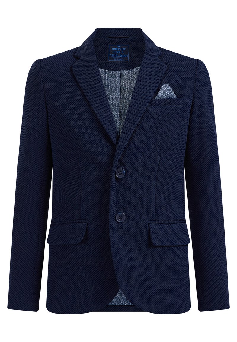 WE Fashion MET STRUCTUUR - Colbert - blue/donkerblauw - Zalando.nl