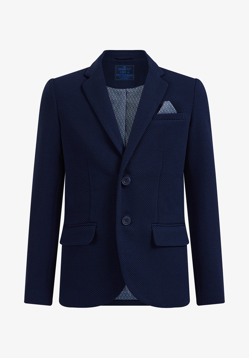 WE Fashion MET STRUCTUUR - Colbert - blue/donkerblauw - Zalando.nl