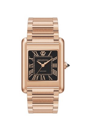 Watch - black  rose gold-coloured
