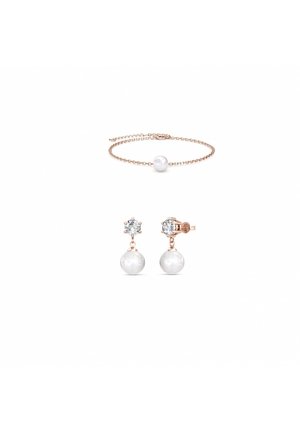 PARURE PAULINE CRYSTAL PEARL SET  - Orecchini - couleur or rose / cristal