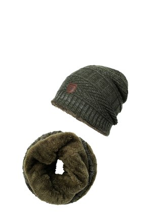 SET - Sjaal - dark green