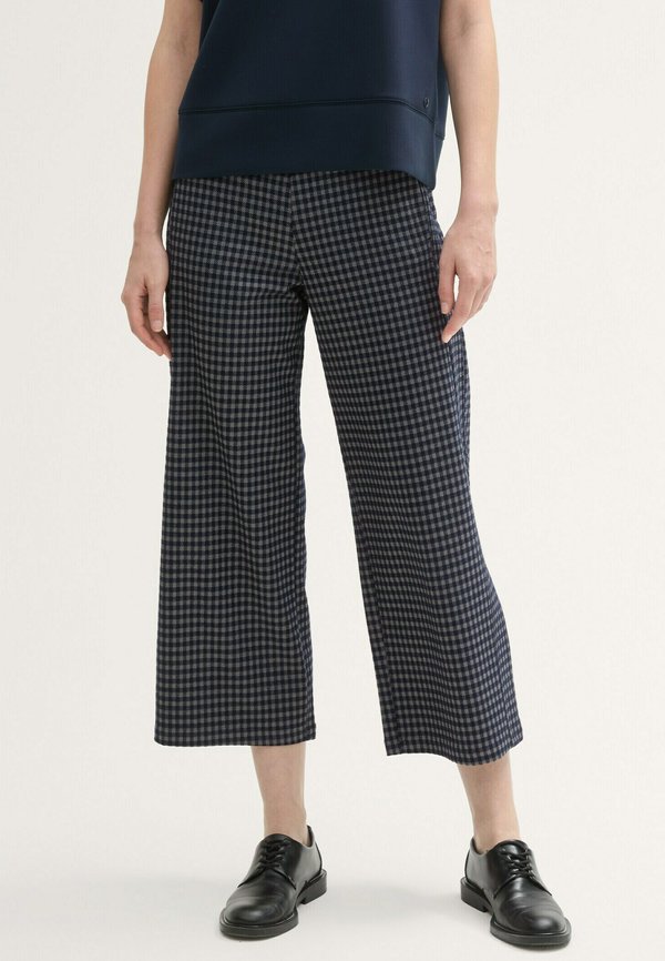 KARIERTE CULOTTE MIT - Stoffhose