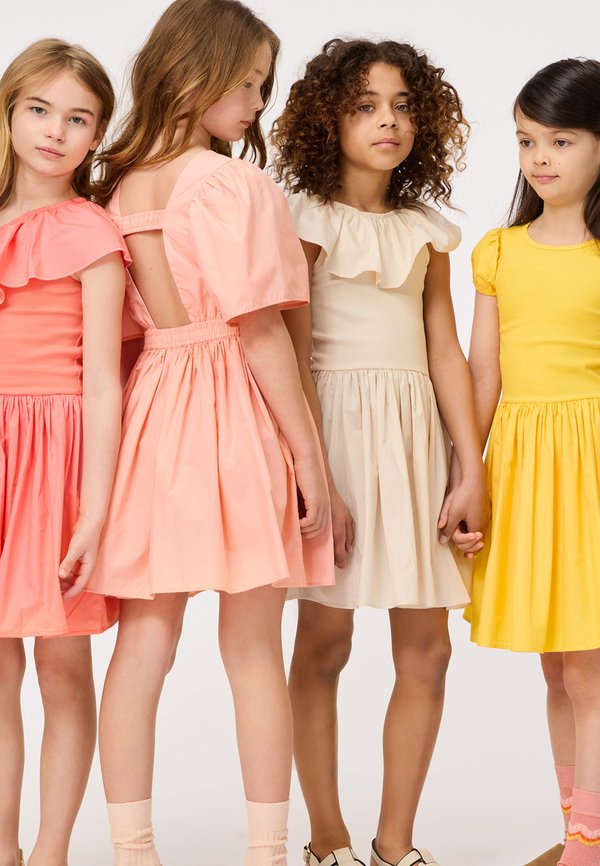 CHLOEY DRESS - Cocktail dress / Party dress - warm coral