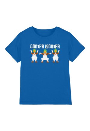 Cotton Soul, WILLY WONKA AND THE CHOCOLATE FACTORY/OOMPA LOOMPA UNISEX - Print T-shirt - royal blue