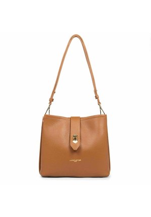 TOP DOUBLE - Schoudertas - camel in orange