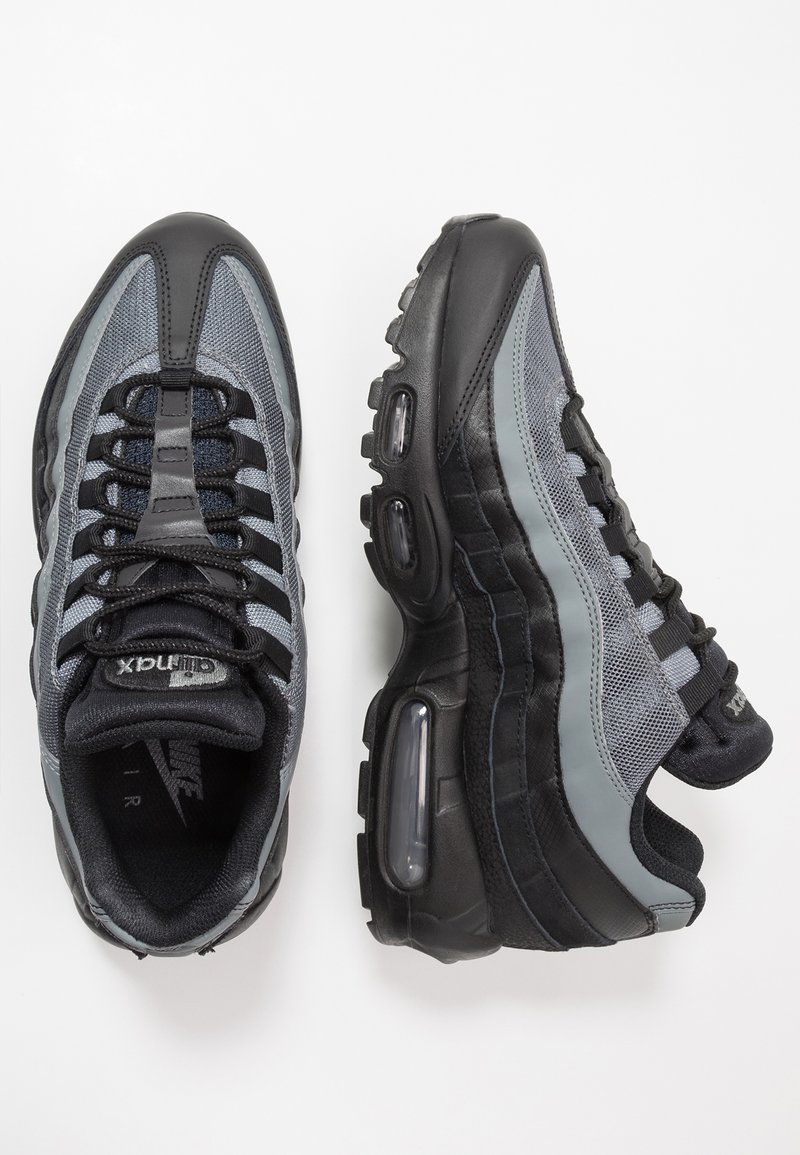 Nike Sportswear Air Max 95 Essential Trainers Black White Smoke Grey Black Zalando Co Uk