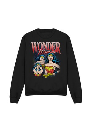 Cotton Soul, WONDER WOMAN CLASSIC BOOTLEG - Sweatshirt - black