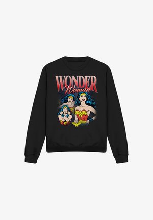 Cotton Soul, WONDER WOMAN CLASSIC BOOTLEG - Sweatshirt - black