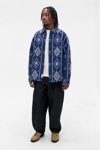 BDG PLAID AZTEC - Marškiniai - navy