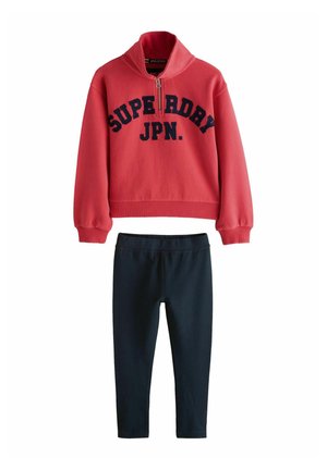 REGULAR FIT - JAPAN HALF ZIP SET - Verryttelypuku - red