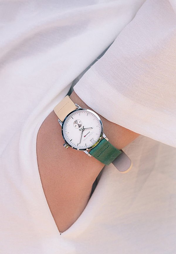 LONDON EYES - Uhr - gruen beige