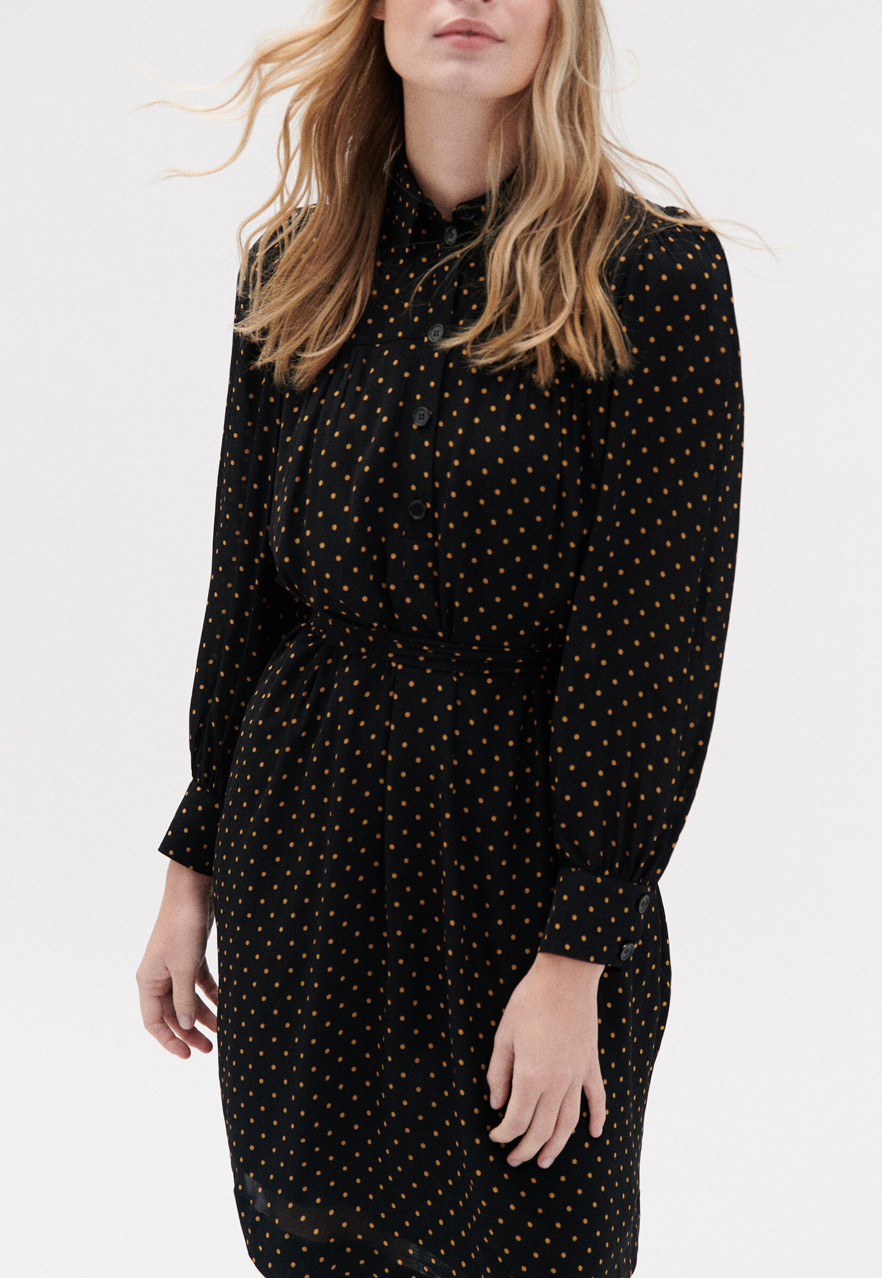 Caroll 2020 Dress Robe Ete Caroll Caroll Shirt Dress Black Zalando