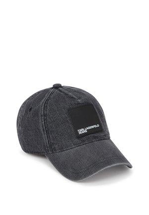 DENIM - Casquette - visual washed black