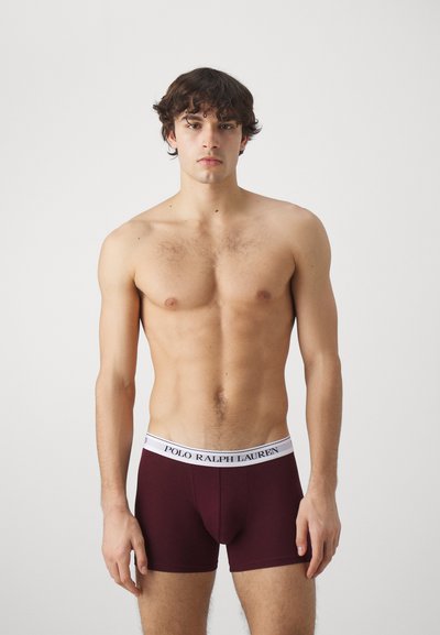 Polo Ralph Lauren 3 PACK - Trumpikės - rich ruby/wine heather/red carpet