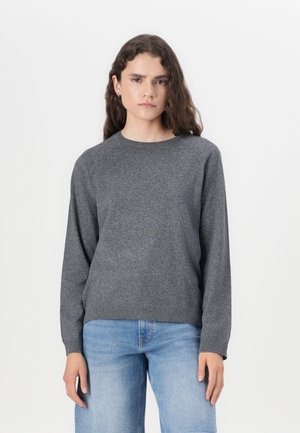 Pieces PCBREE O NECK - Pulover - dark grey melange