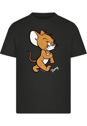 TOM AND JERRY ANGRY MOUSE - T-shirt print - black