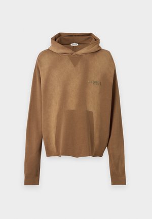 HOODIE UNISEX - Striktrøje - tan