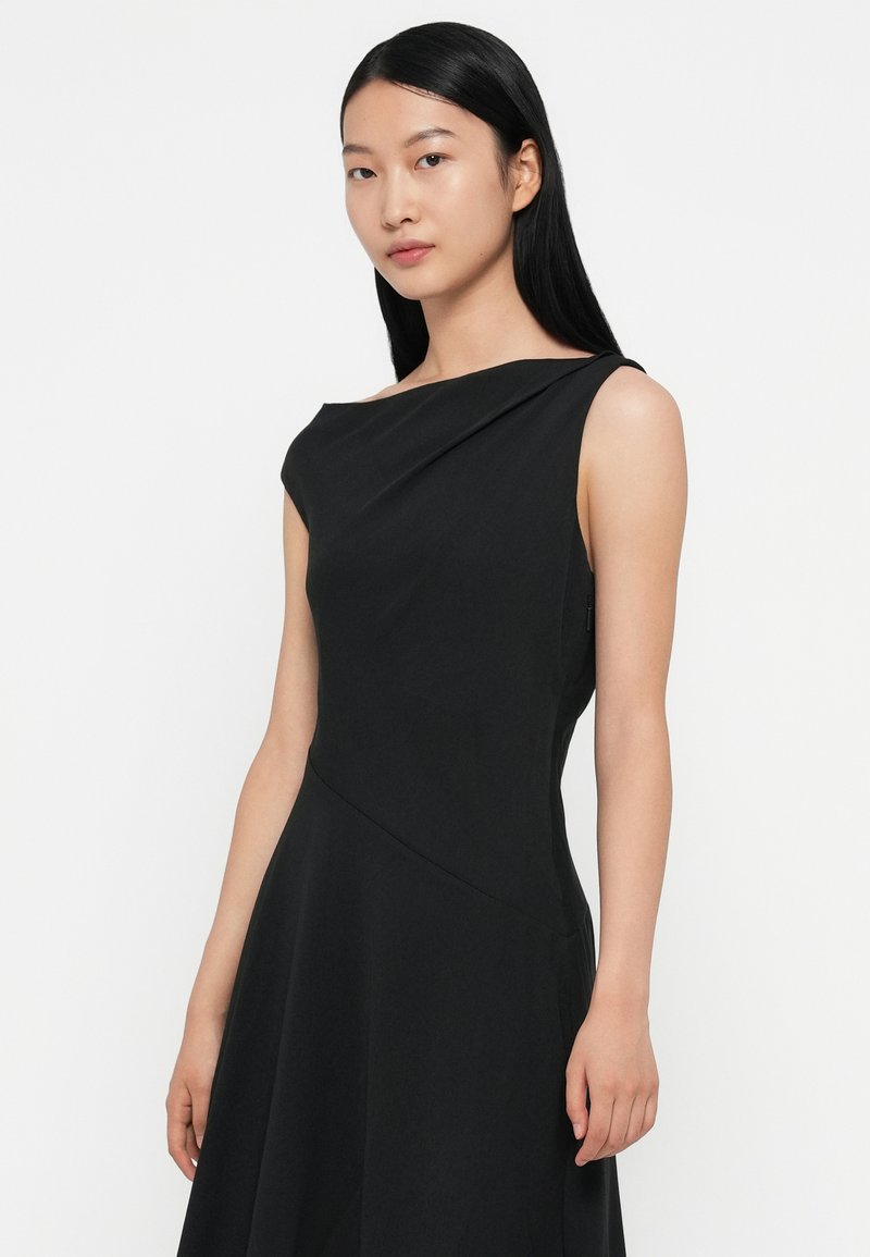 Calvin Klein ONE SHOULDER DRESS - Day dress - black - Zalando.ie