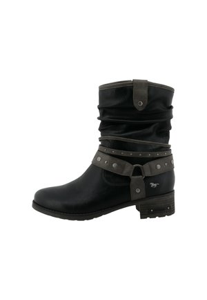 Mustang Bottines de cowboy / motard - black