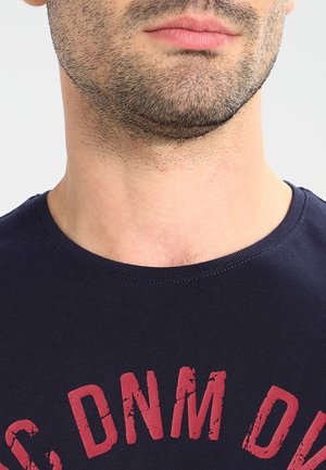 Print T-shirt - dark blue