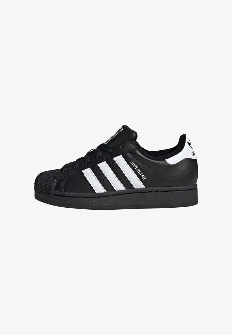 adidas Originals SUPERSTAR II  - Tossud - core black ftwr white core black