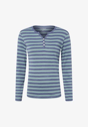 brookshire, BROOKSHIRE LANGARMSHIRT - Long sleeved top - mint blau