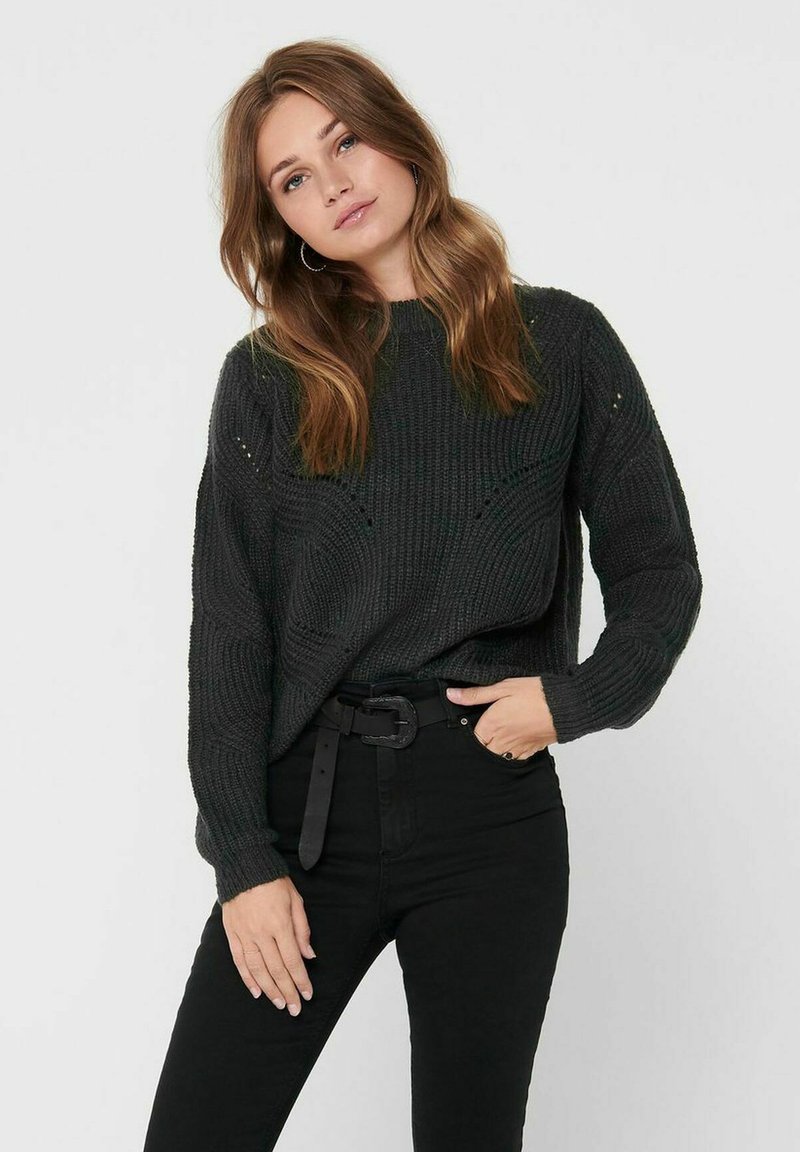 Damen Strickjacken | JDY NEWDAISY Strickpullover schwarz - HM77987 Damen Strickjacken | JDY NEWDAISY Strickpullover schwarz - HM77987