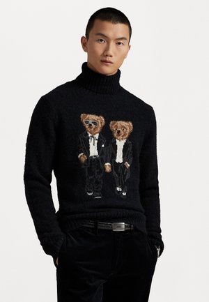 THE RALPH & RICKY TUXEDO BEAR SWEATER - Maglione - black