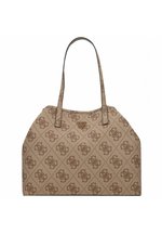 Borsa Tote GUESS Vikky II Donna - In Pelle Sintetica Marrone, Design Elegante Con Chiusura A Zip - Foto 6