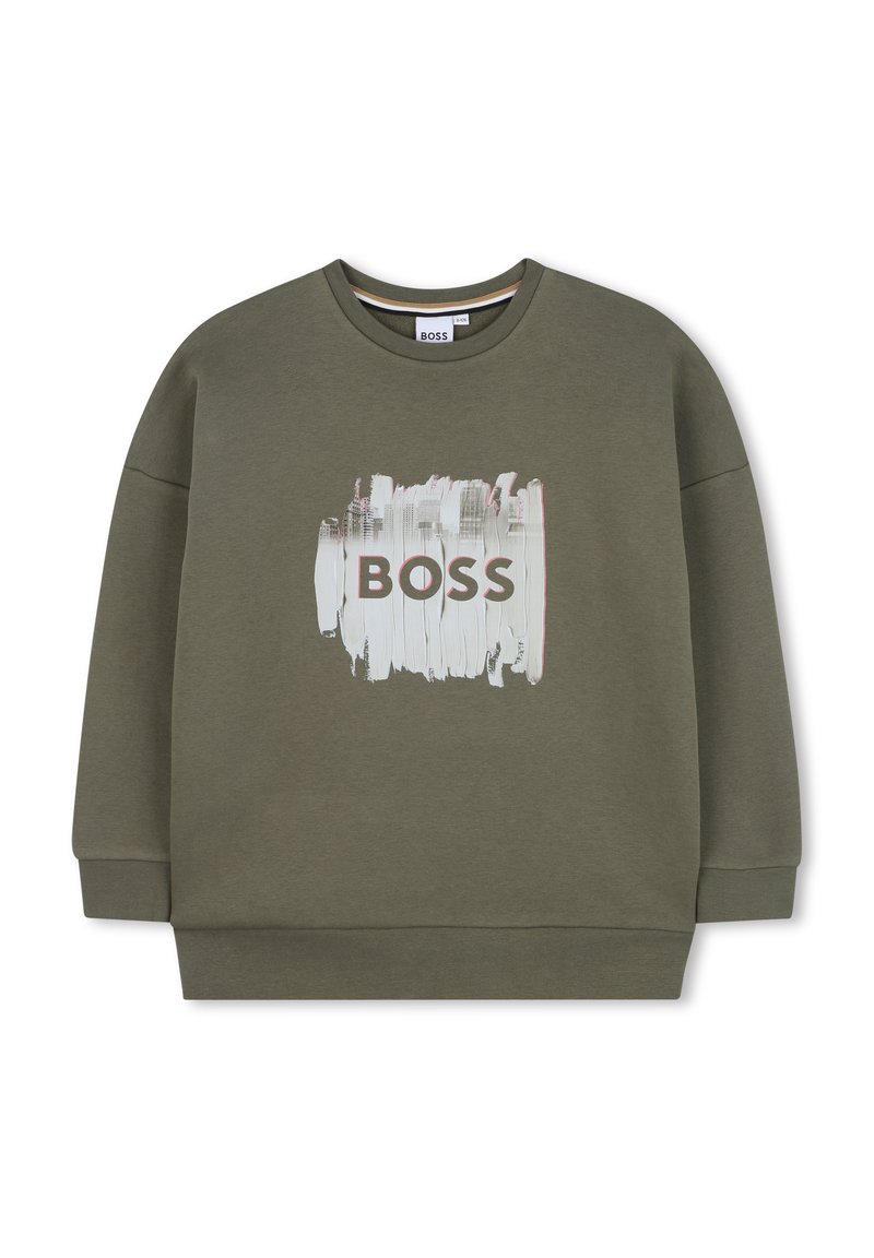 BOSS Kidswear Sweater groen BOSS Kidswear Sweater groen