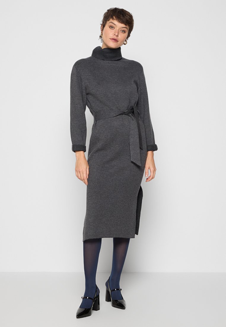 Ted Baker Gebreide jurk grijs