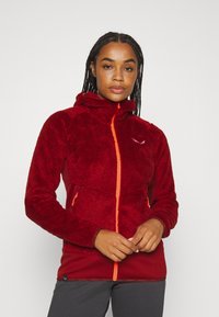 Salewa TOGNAZZA PL W JACKET - Flisinė striukė - syrah melange