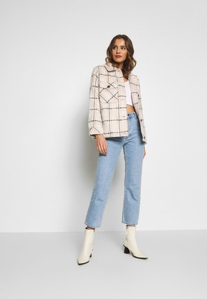 2 PACK - Long sleeved top - pale mauve/white