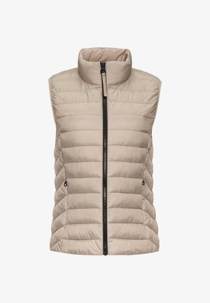 s.Oliver STEPP - Weste - helles beige