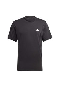 TRAIN ESSENTIALS COMFORT - T-Shirt sport - black   white