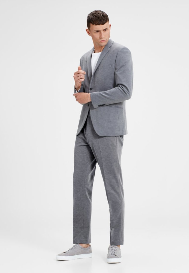 Jack \u0026 Jones Pantaloni eleganti - light grey melange/grigio chiaro - Zalando .it