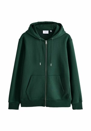 Next, NEXT HOODIE - Zip-up sweatshirt - dark green